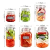 Chinese style creative pickle jar glass sealed jar Sichuan pickle  pepper hot cabbage pickle jar household kitchen storage jar 6