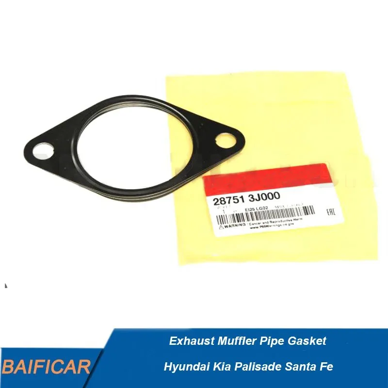 Baificar Genuine Exhaust Muffler Pipe Gasket 287513J000 28751-3J000 For Hyundai Kia Palisade Santa Fe