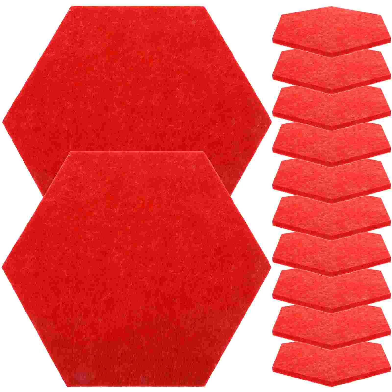 

12Pcs Hexagon Felt Board Tiles Felt Cork Pin Board Self Adhesive Diy Bulletin Board Memo Board Notice Board Wall
