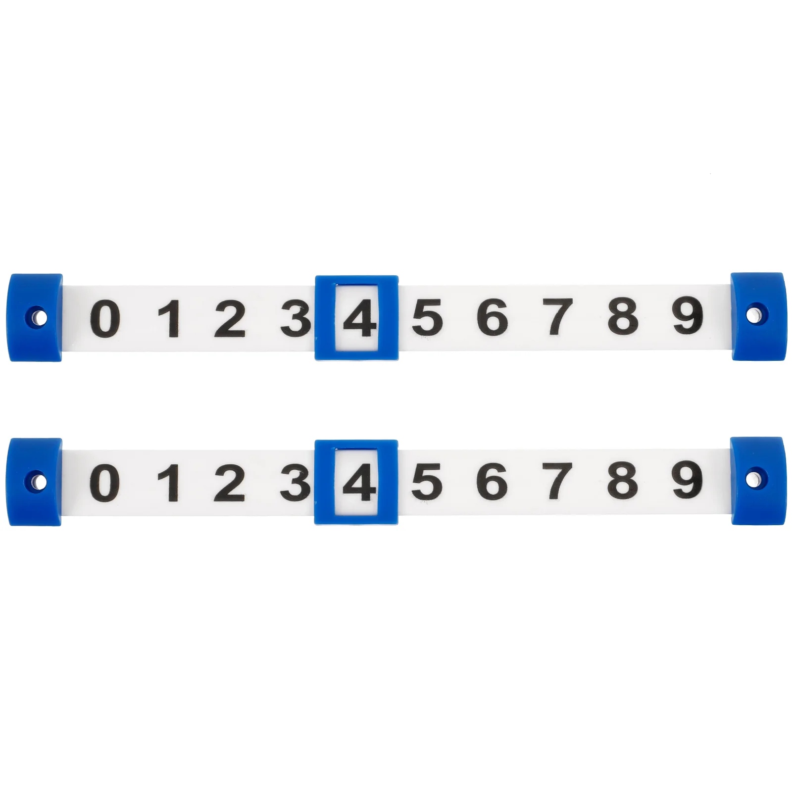 2 Pcs Table Football Scorer Scores Counters Portable Plastic Game Supplies Soccer Foosball