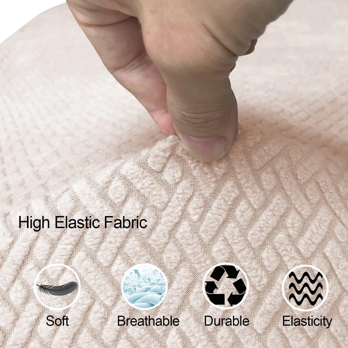 Stretch Jacquard  RV Dinette Cushion Cover Animal Protection Washable Loveseat RV Camper Car Bench Seats Restaurant Slipcovers 5