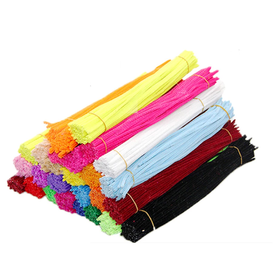 50-400pcs 30cm Color Felt Pipe Handmade Soft Felt Stick Creative DIY Making Material Multicolor Handmade Sewing Art Accessories