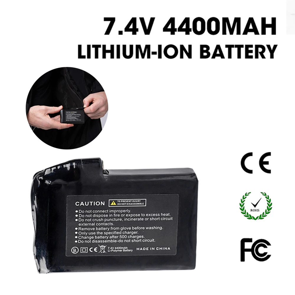 BARCHI HEAT Verwarmde sokken, 7,4 V, 2200 mAh, elektrische oplaadbare