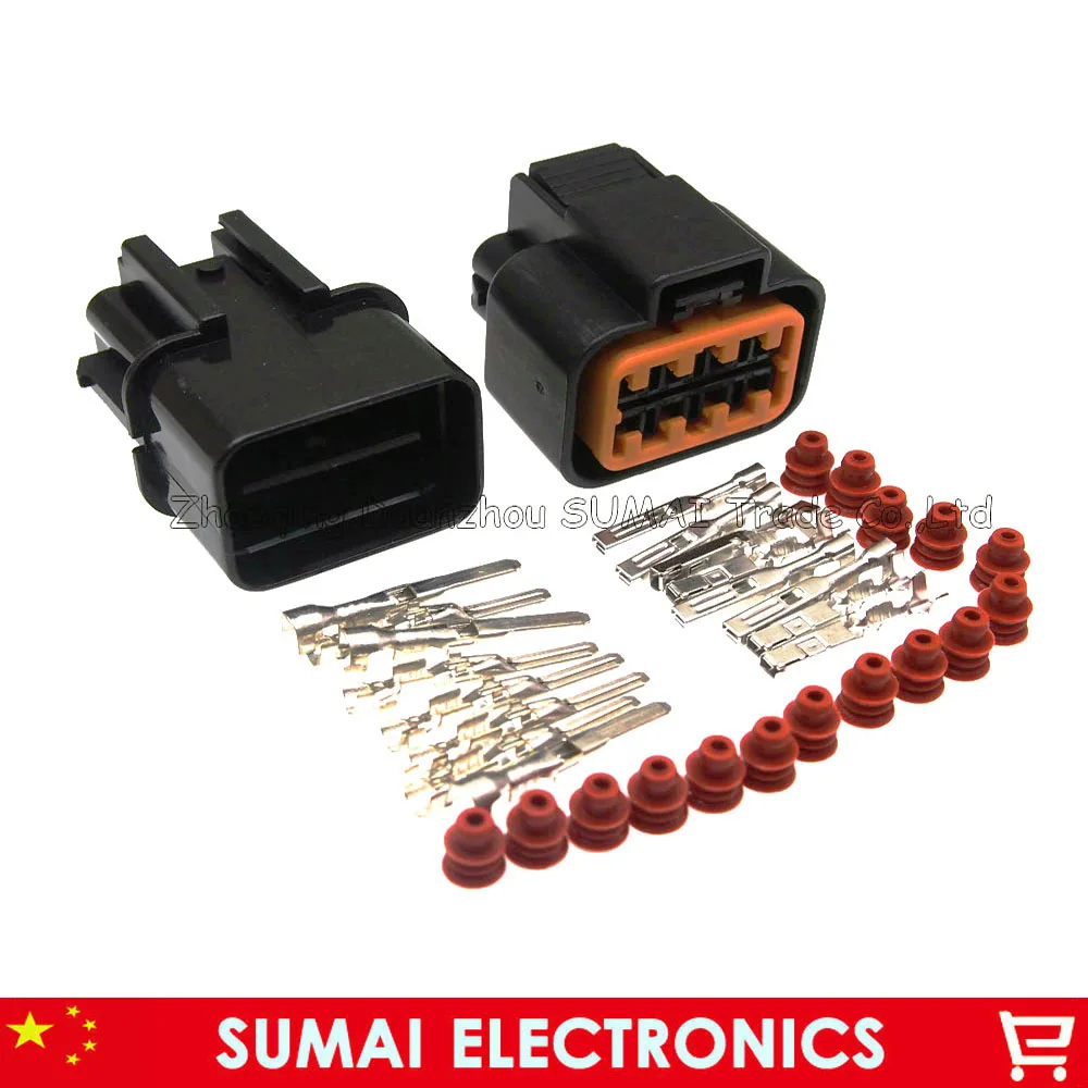 8 Pin male&female Auto Head lamp/headlights connector,KUM car