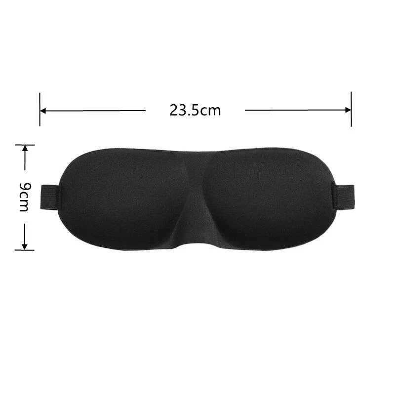 3D Sleeping Mask Eyepatch Block Out Light Soft Paded Sleep Rest Relax Aid Cover Patch Blind Fold Face Shade Eyeshade Eyes Patchs