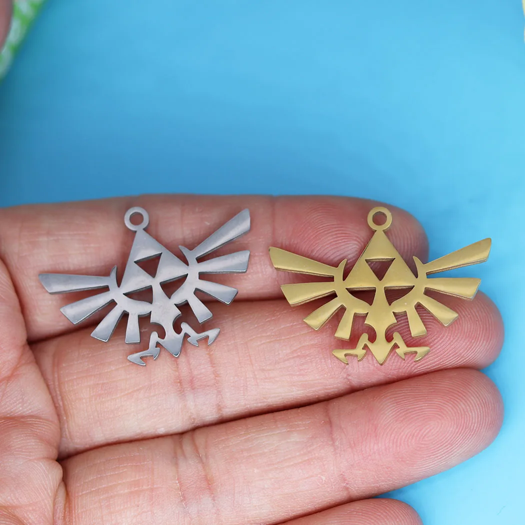 

3pcs/Lot Goddess Legend Charm Stainless Steel for Pendants Earrings Necklace Accessories DIY Bulk Accessories