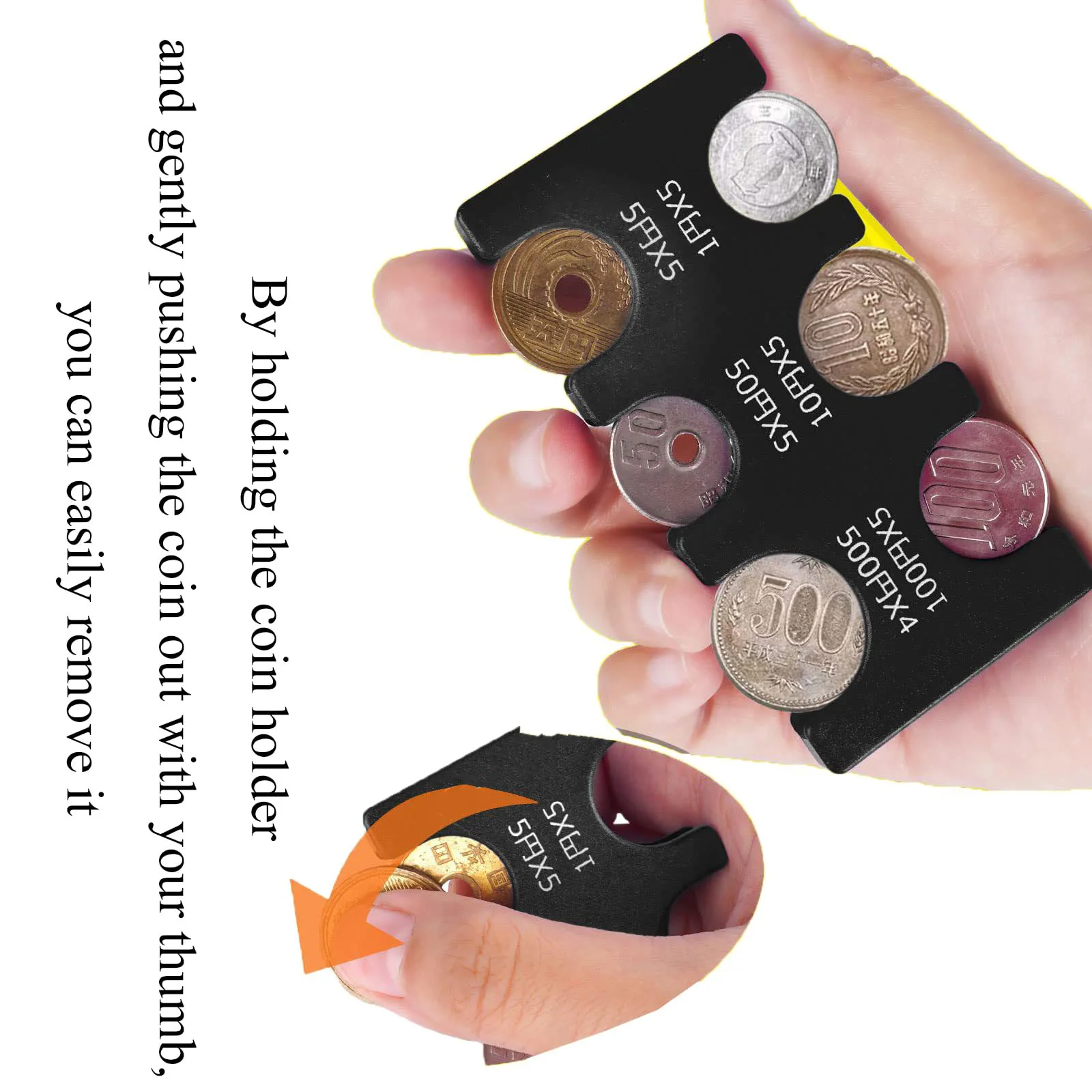 1-3Pcs Coin Dispenser Mini Portable Coin Organizer Multifunctional Coin Classification Clip Holder Purses Plastic Coin Card Case 3