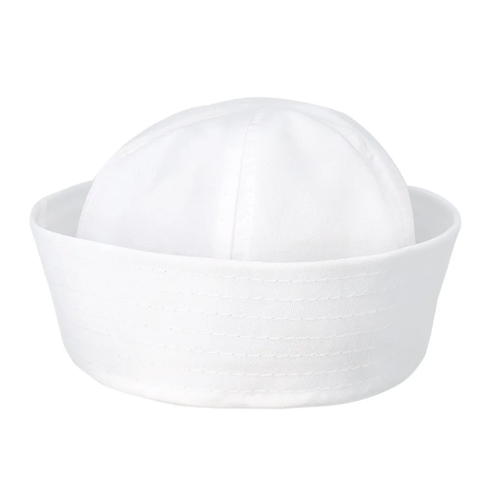 

Navy Army Cap Unisex Solid Sailor Captain Hat Yacht Hat Military Style Round Top Six Piece Flapped Gua Skin Hat Halloween Hat
