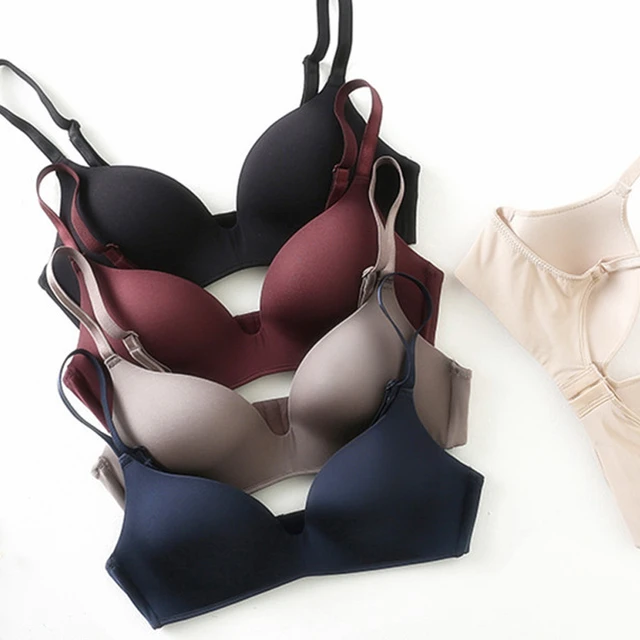 Summer Breathable Bra Women 3/4 Cup Bras Sexy Fashion Wireless Bralette  Adjusted-straps Everyday Gathered Comfortable Lingerie - Bras - AliExpress