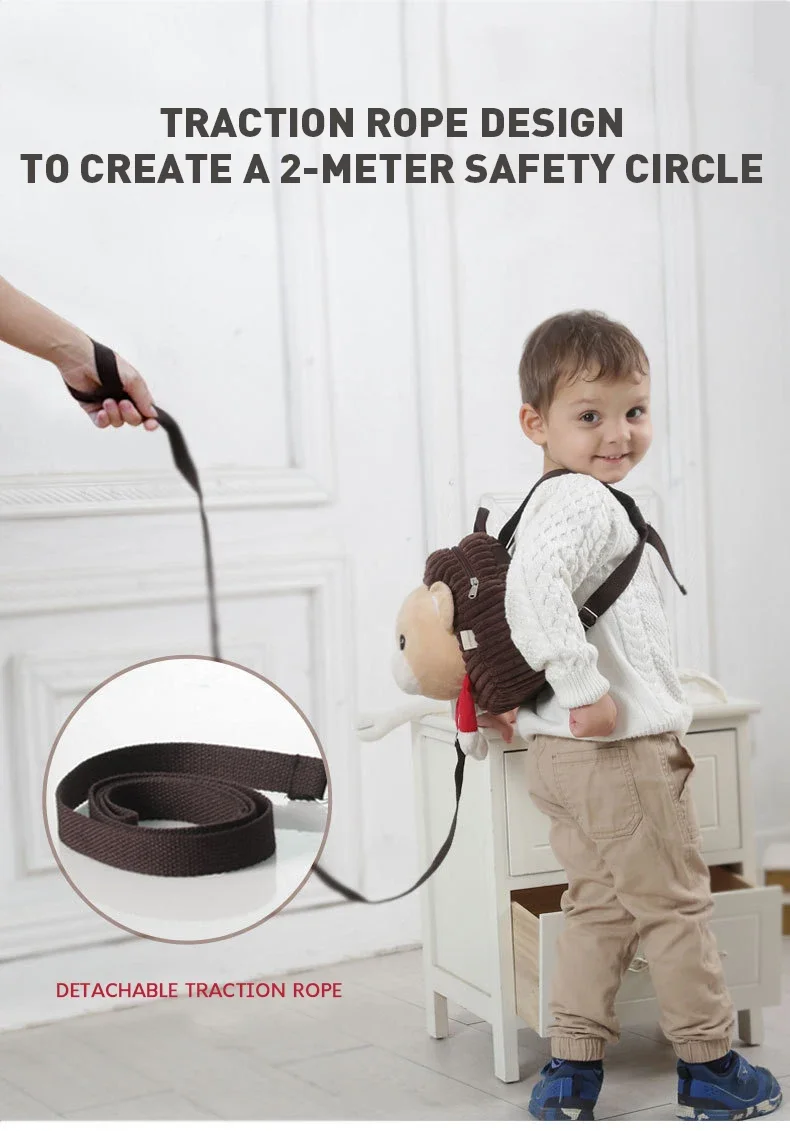 New Cartoon Anti-Lost Toddler Backpack