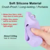 Silicone Dog Poop Bags Holder dog bags dispenser walking stand portable feces collection bag hanging ring silicone storage box 6