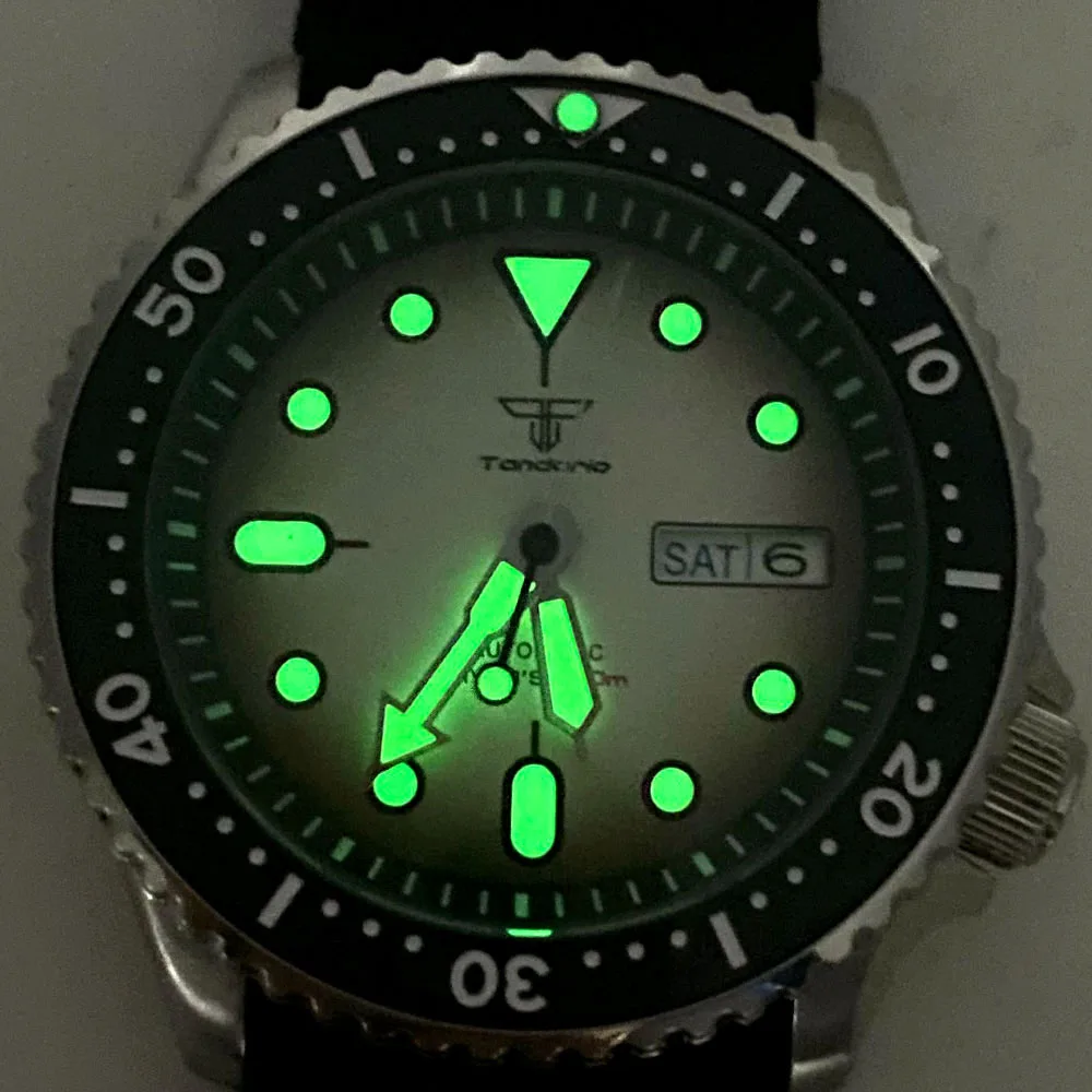 Tandorio-男性用自動ダイブウォッチ,200クリック付き41mm