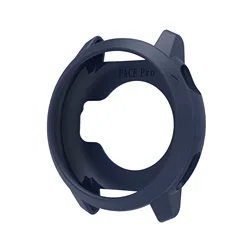 Silicone Protective Shell Cover for Smart Bracelet Watch Band Bezel Replacement (Blue)