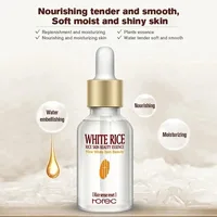 White Rice Face Serum Shrink Pores Brightening Whitening Cream Anti Aging Lines and Wrinkles for Glowing Skin Firm Care Essence 1