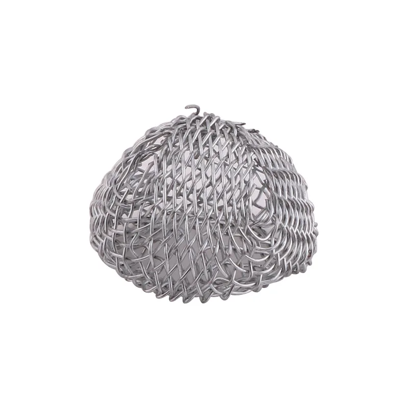 Smoking Pipe Filters 10PCS Tobacco Pipe Network of Fire Pipe Filter Cleaner Tools Metal Combustion Network Smoking Accessories 13-20mm