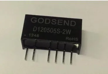 

DC-DC isolated power module D120505S-2W 12V input, output two-way positive 5V power 2W