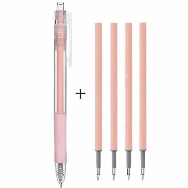 pen and 4 core pink