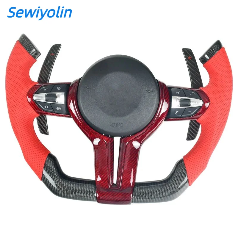 

For BMW Customized Car Interior Accessories Carbon Fiber Steering Wheel 3 5 7 E-F Series M3 M5 F10 F30 E46 E49 X3 X4 X5 X6