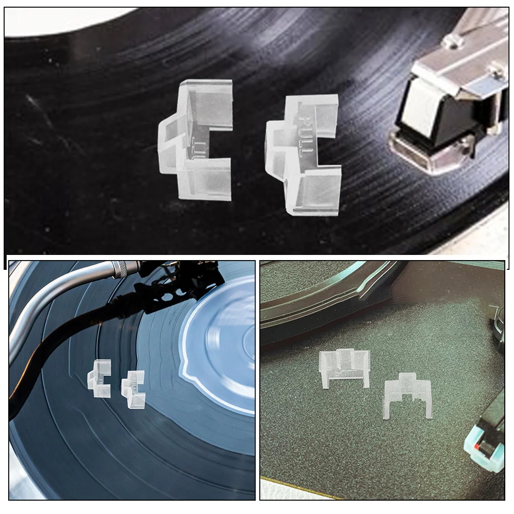 Phonograph needle supplies Stylus Protective Cover Record Needle Turntable Accessories Protector for Player Pickup Plastic Replacement Dust