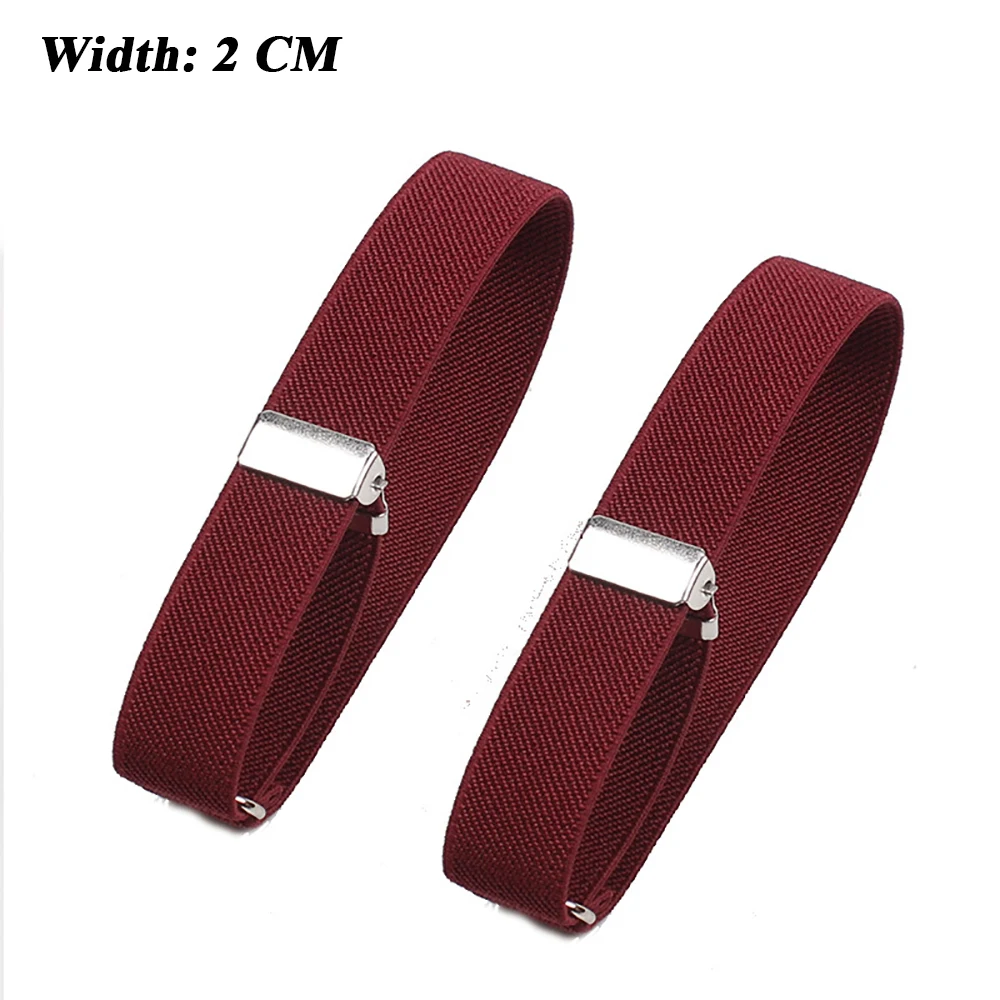 4 Pezzi Bracciali Porta Manica Elastici In Metallo – Regolabili, Unisex Per Camicie Da Uomo E Donna, Accessorio Elegante