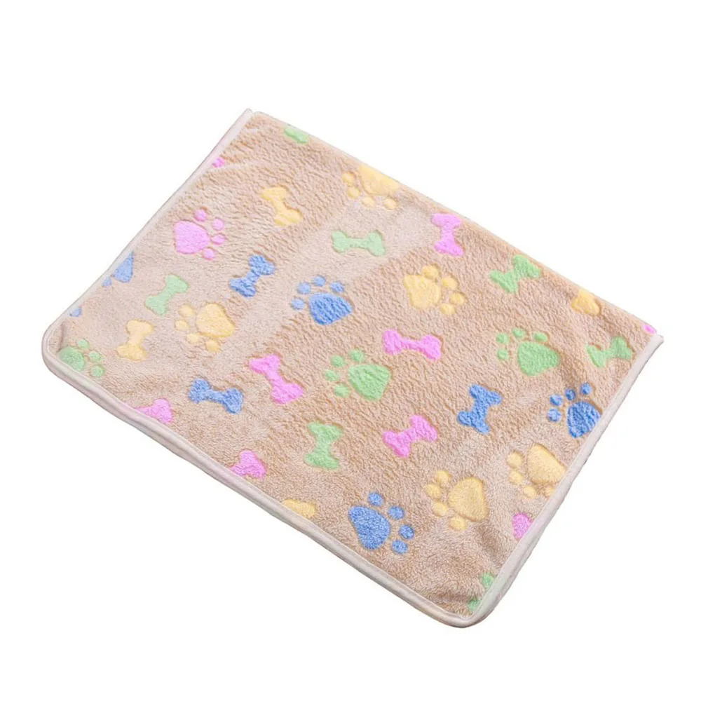 Title 37, Pet Blanket Dog Puppy Blanket Paw Print Fleece ...