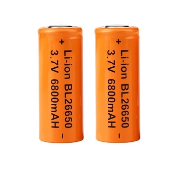 Batteria al Litio 26650 3.7V 6800mAh per Power Bank, Lampade da Minatore, Allarmi di Sicurezza, Dispositivi Elettronici Digitali Medici