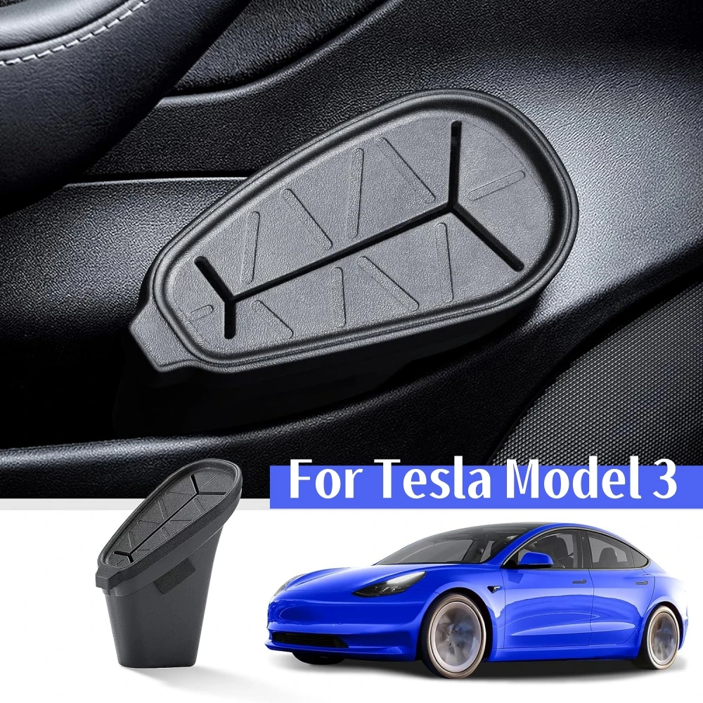 Trash Can For Tesla Model 3 Left Front Side Door Garbage Can Bin Accessories Side Door Storage Box Organizer