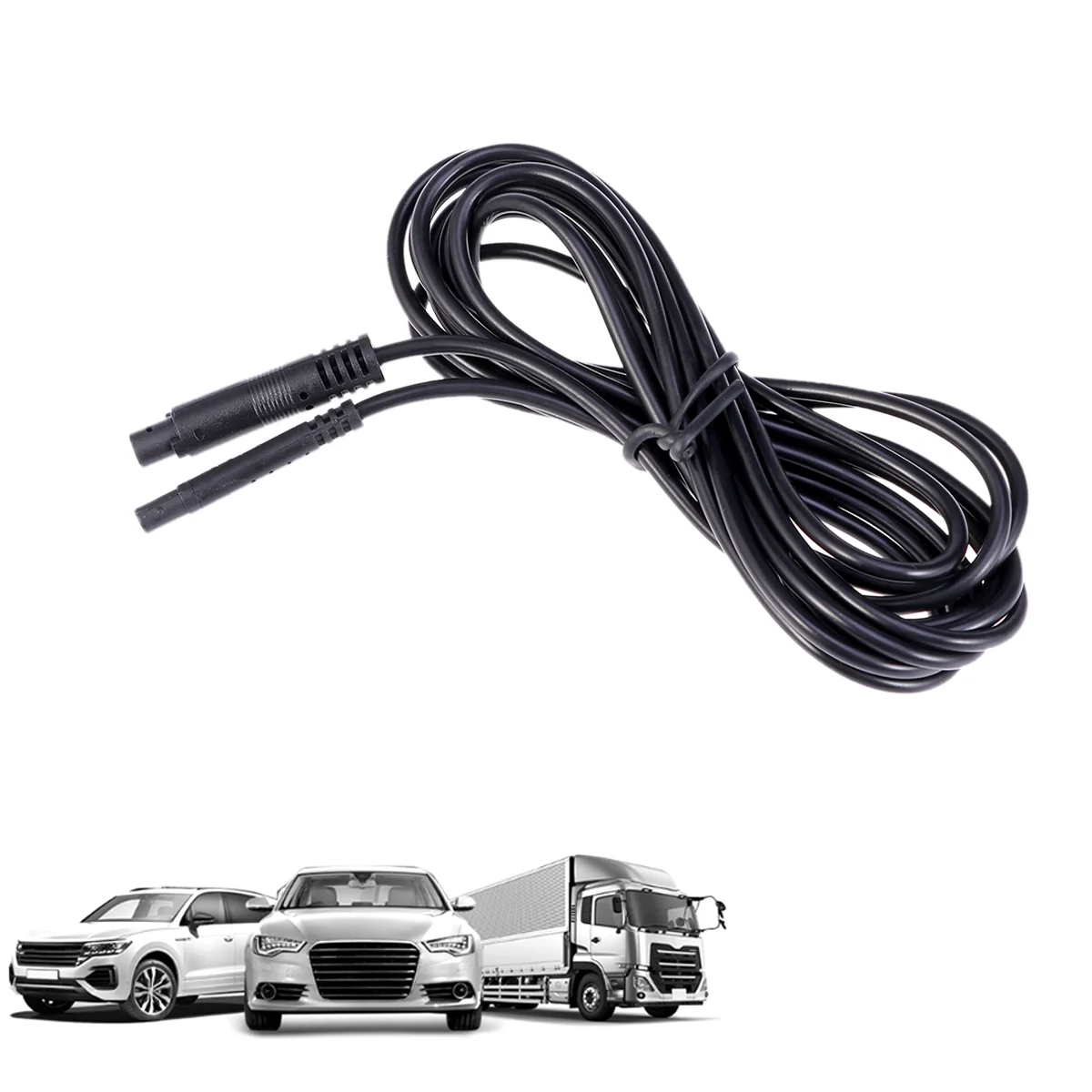 Trailer Extension Cord 4 Pin Aviation Cable Backup Camera Driving Recorder Dash Wire Bus