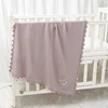 Baby Cotton Blankets Knitted 90*70cm Newborn Infant Boys Girls Cartoon Pattern Sleeping Covers Stuff for Stroller Bedding Quilts 6
