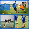 10pcs Football Training Sign Disk Obstacle Sign Cone Kids/Adult Agility Exercise Obstacle Avoidance Football Sports Accessories 2