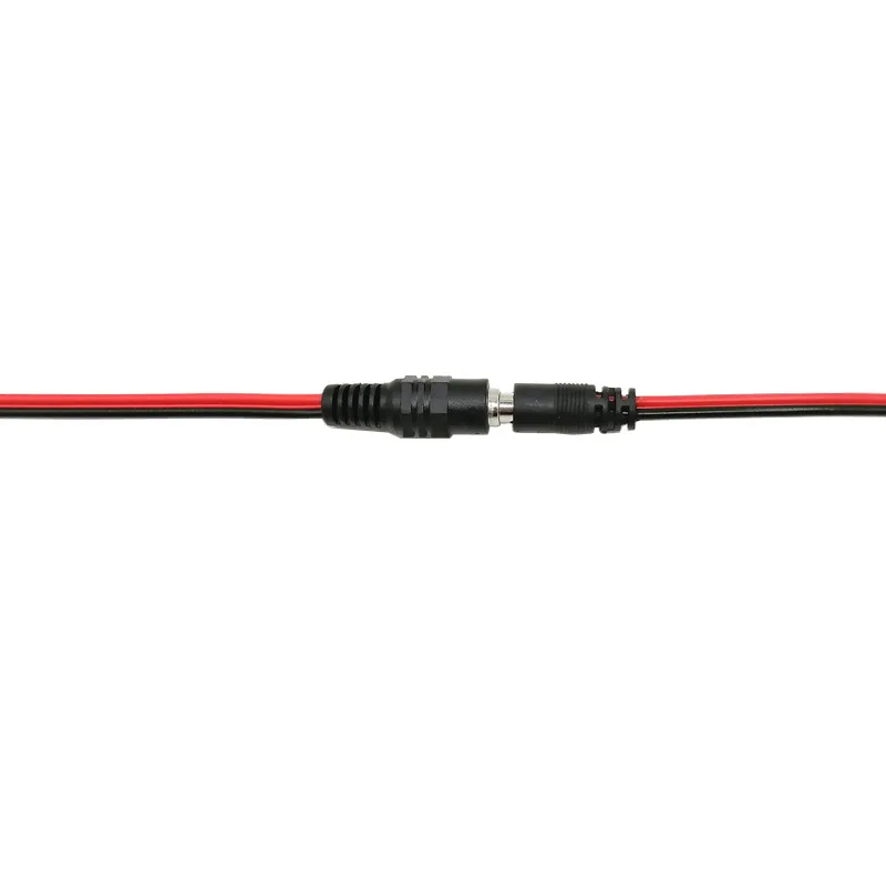 fio 12v conector jack para camera cctv 55x21mm 100pcs 03