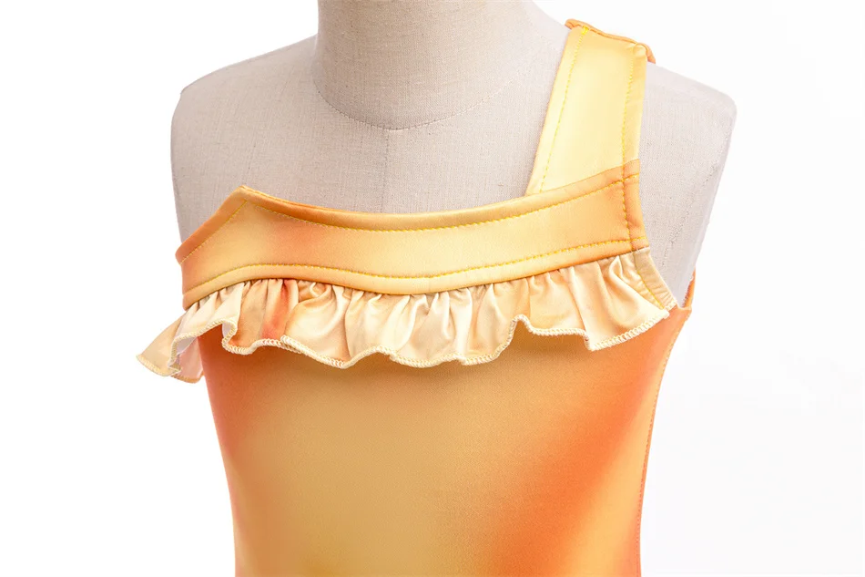 Mädchen Cosplay Cartoon Indianer-Prinzessin Kleid Halloween Verkleidung Kleider Halskette Strand-Set Pocahontas Festival Rollenspiel Kostüme – Detail 6