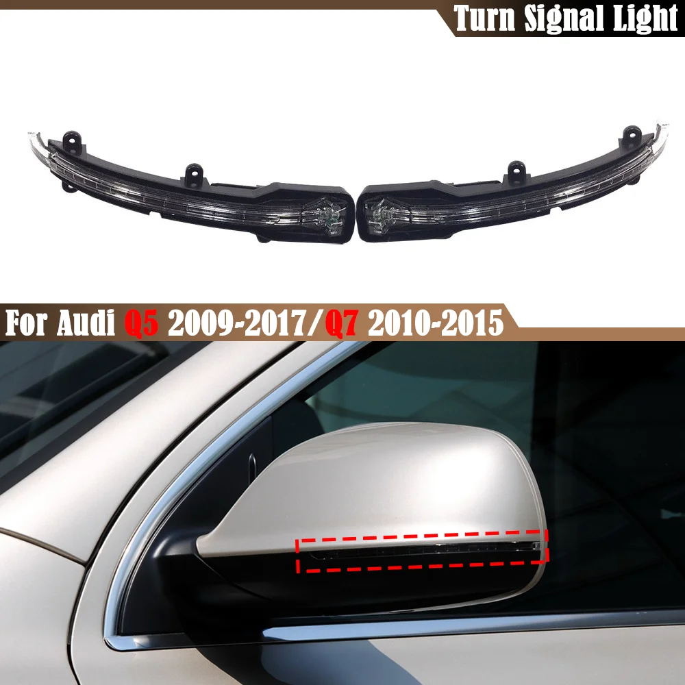 

Светодиодный поворотник для бокового зеркала заднего вида для Audi Q5 2009-2017 / Q7 2010 2011 2012 2013 2014 2015 4L0949101A 4L0949102A