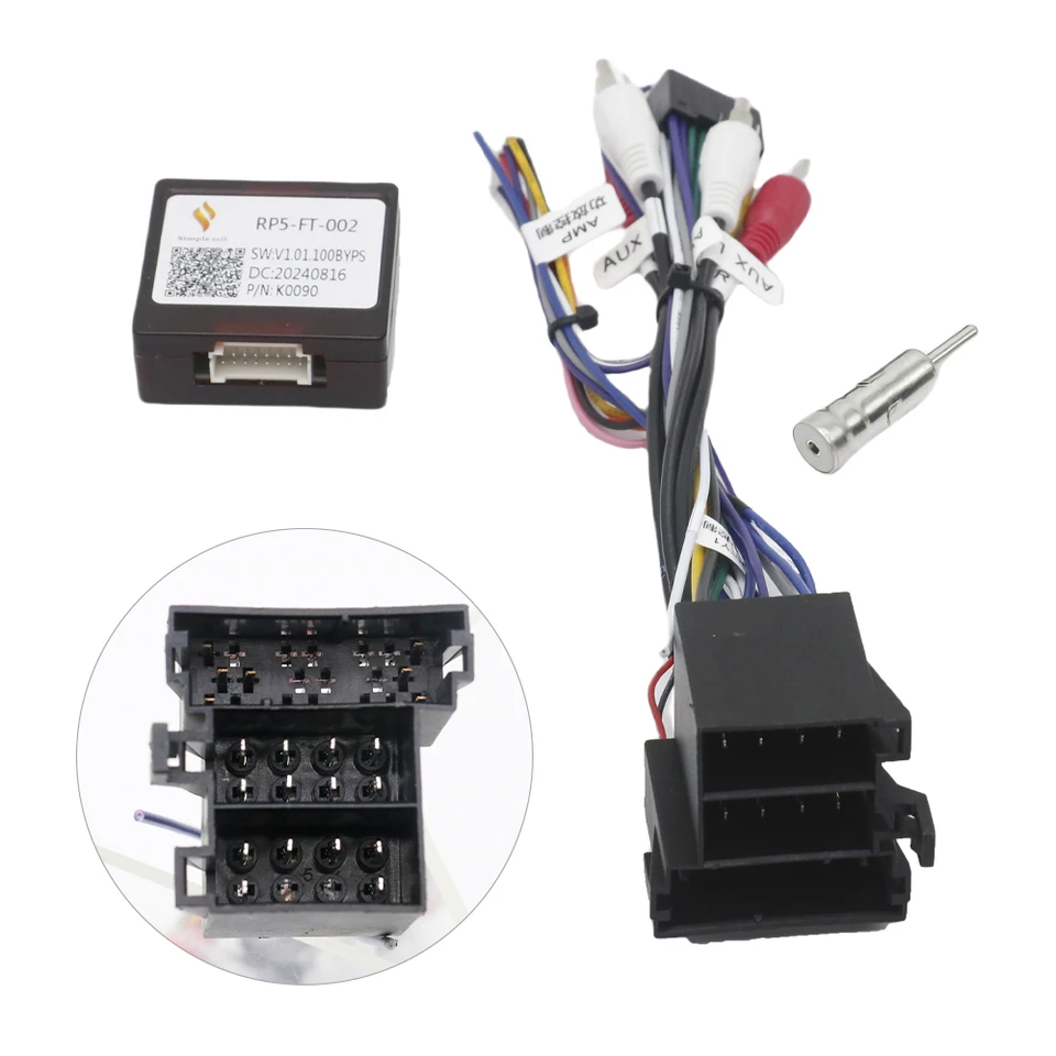 FORD FOCUS AUTORADIO Radio Faisceau De Câblage Iso Câble Adaptateur