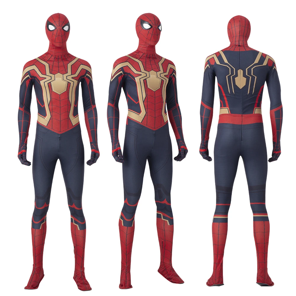 Spider Man No Way Home Costume Fin Iron Spider Cosplay Costume No Way Home Peter Parker Cosplay Jumpsuit For  Adult Men Custom Made - Cosplay Costumes - AliExpress