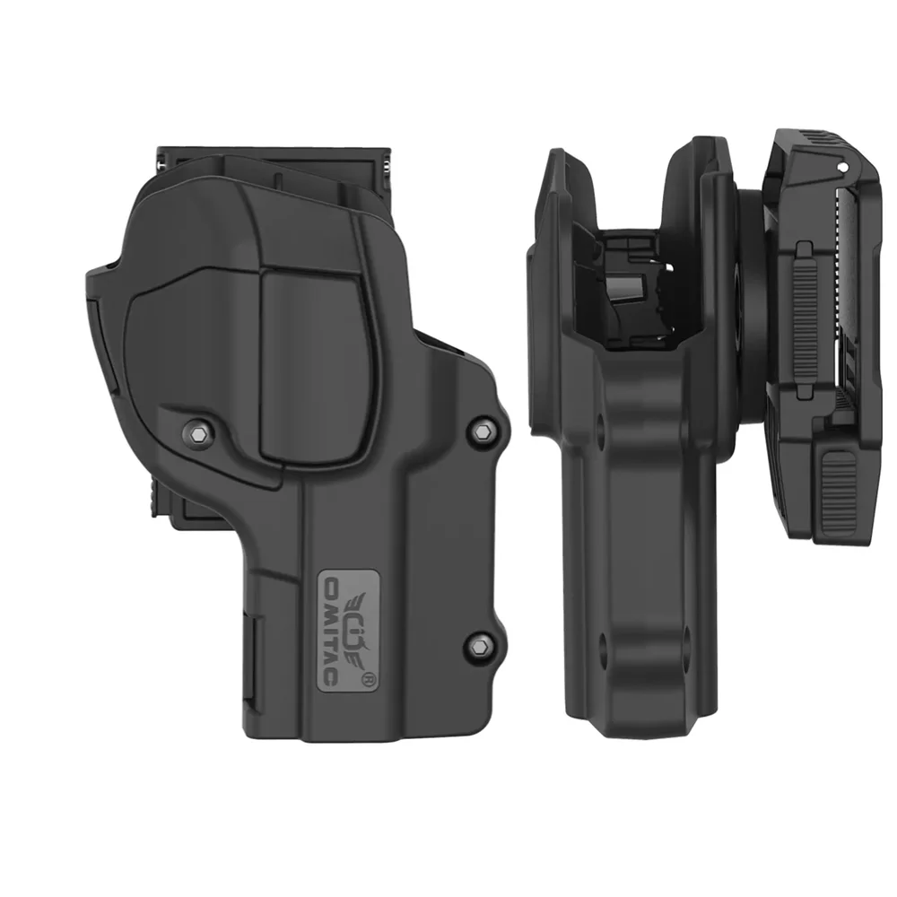 Pistol Holster Gun Holster Hunting Holster Baton Holster 360&deg; Rotation Belt Loop Holster Beretta 98FS Beretta 92FS Right Index Finger Released Autolock Retention Level 2 Holster OWB