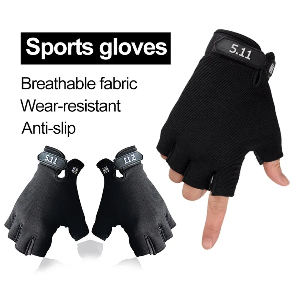 Cycling Fingerless Tactical Gloves Training Racing Fishing Accessories Mtb Men Woman Biker Shooting Gym Mountaineering Gloves