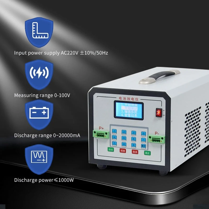 고출력 100V 20A 배터리 방전 테스터 1000W 리튬 팩 용량 분석기 (전기 스쿠터용)