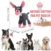 Squeak Dog Toys, Durable Stuffed Animal Plush Chew Toys, Dog Toys for Cleaning Teeth, Suitable for Small Medium-sized Dogs 3