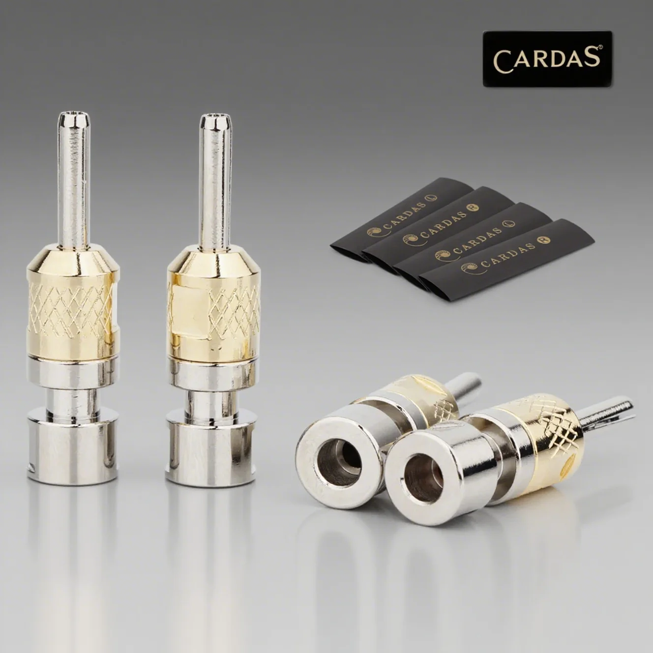 카르다스 바나나 플러그 CAB 잠금식 고음질 케이블 플러그 바나나 플러그 Y..