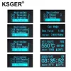 KSGER DIY Hot Air Gun Rework Station Solder Hot Air Fun Dryer Electronic OLED Nozzle Stand DIY Welding Tool Heating Element 700W 6