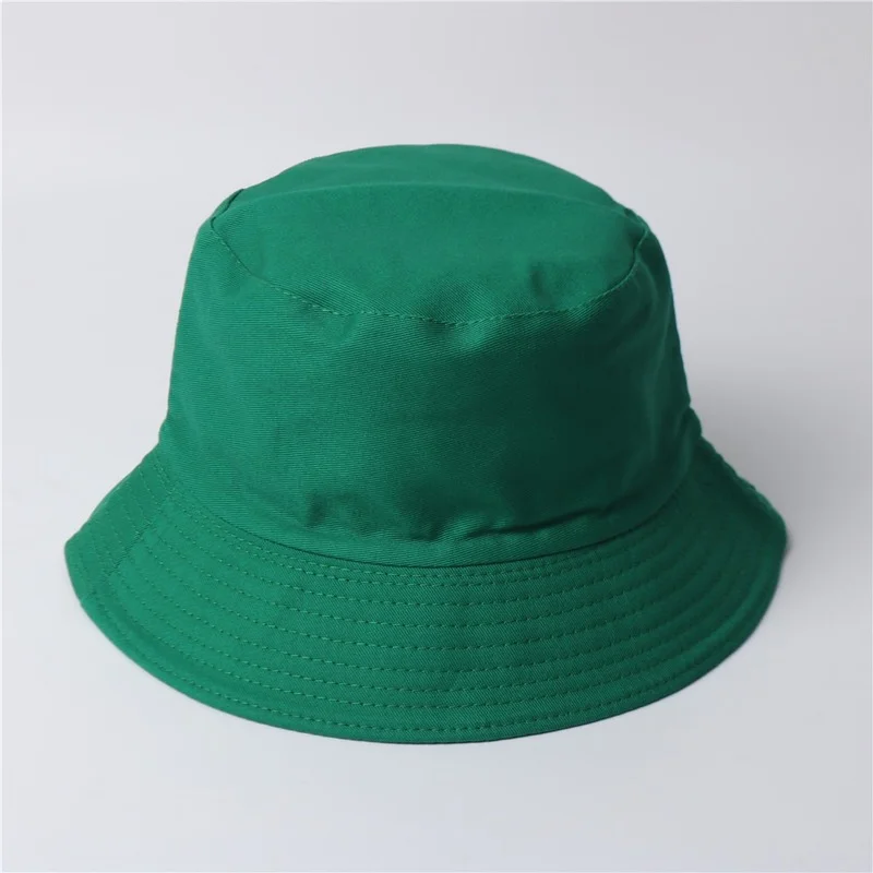 Free Custom LOGO Design Double-sided Bucket Hat Ladies Men Summer
