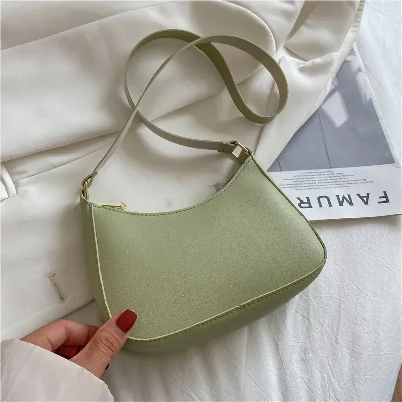 Crossbody Bags for Women Large Capacity Luxury Handbags Purse Solid Color Shoulder Bags Female Casual Travel Vintage Hobos Bag 7