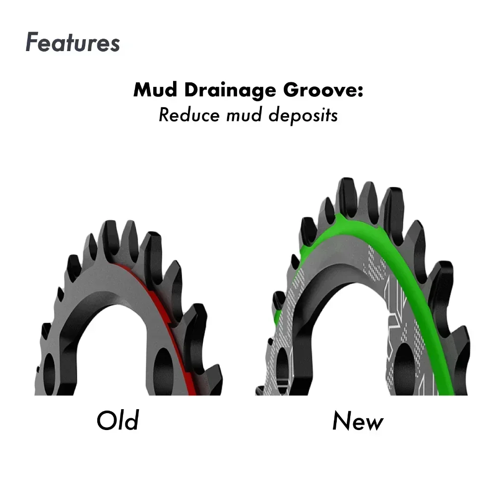 Plato Ovalado LOLA M8000 Para Bicicleta - 36 Dientes, 96 BCD, Compatible Con Shimano