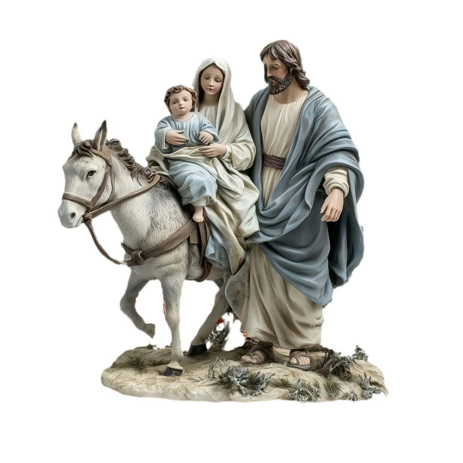 Holy Family Nativity Scene Christmas Decoration Stakes Patio Holidays Yard Party Decorative Creative Outside Ornament Yard Sign