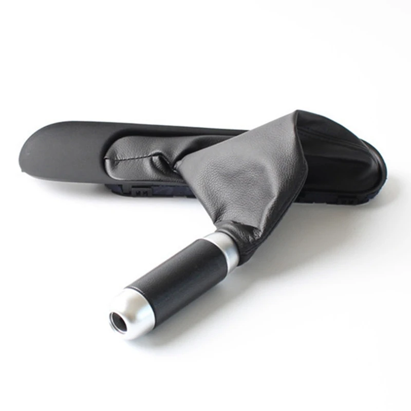Car Console Handbrake Handle Panel With Handbrake Boot For MINI Cooper F55 F56 F57 Countryman Armrest Box Cover