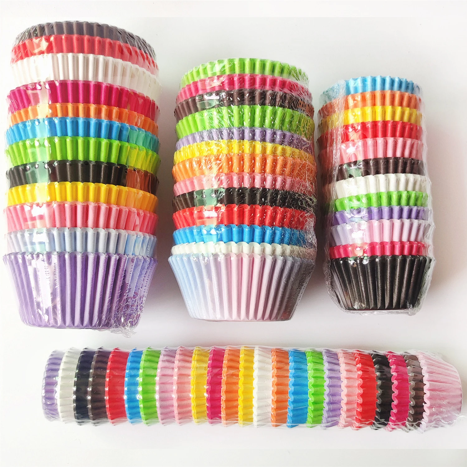 Bakvormpjes Papier Cupcakes Muffins Vetvrij 4,3 cm (200 stuks)