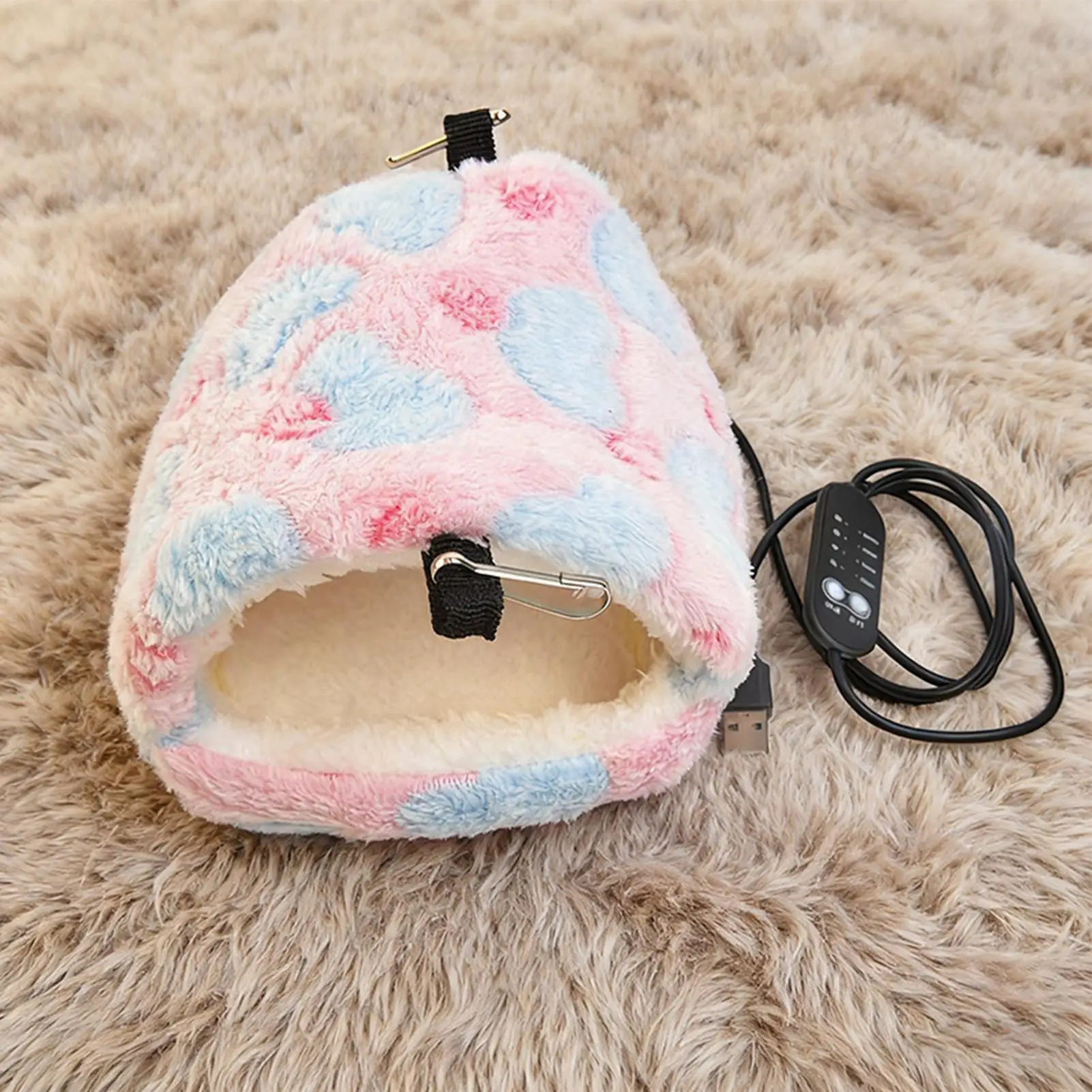 Bird Heater For Cage Plush Cave Bed Pet Supplies Parrot House For Lovebird Conure Canary Bunny Guinea Chinchilla Parakeet