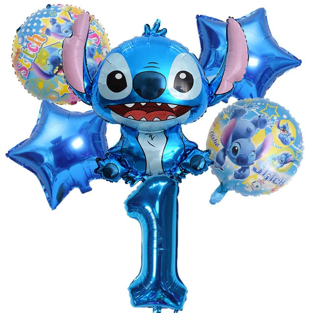 7pcs Cartoon Disney's Lilo & Stitch 32'' Number Balloons Blue Stitch Foil  Balloon Kids Birthday Party Decoration Baby Shower Toy - Animation  Derivatives/peripheral Products - AliExpress