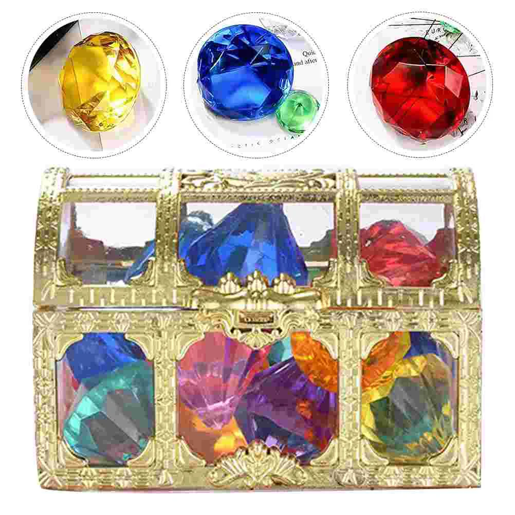 Pool Toys Fake Diamond Underwater Acrylic Diving Gems Model for Kids Ages 4-8 Jewlery